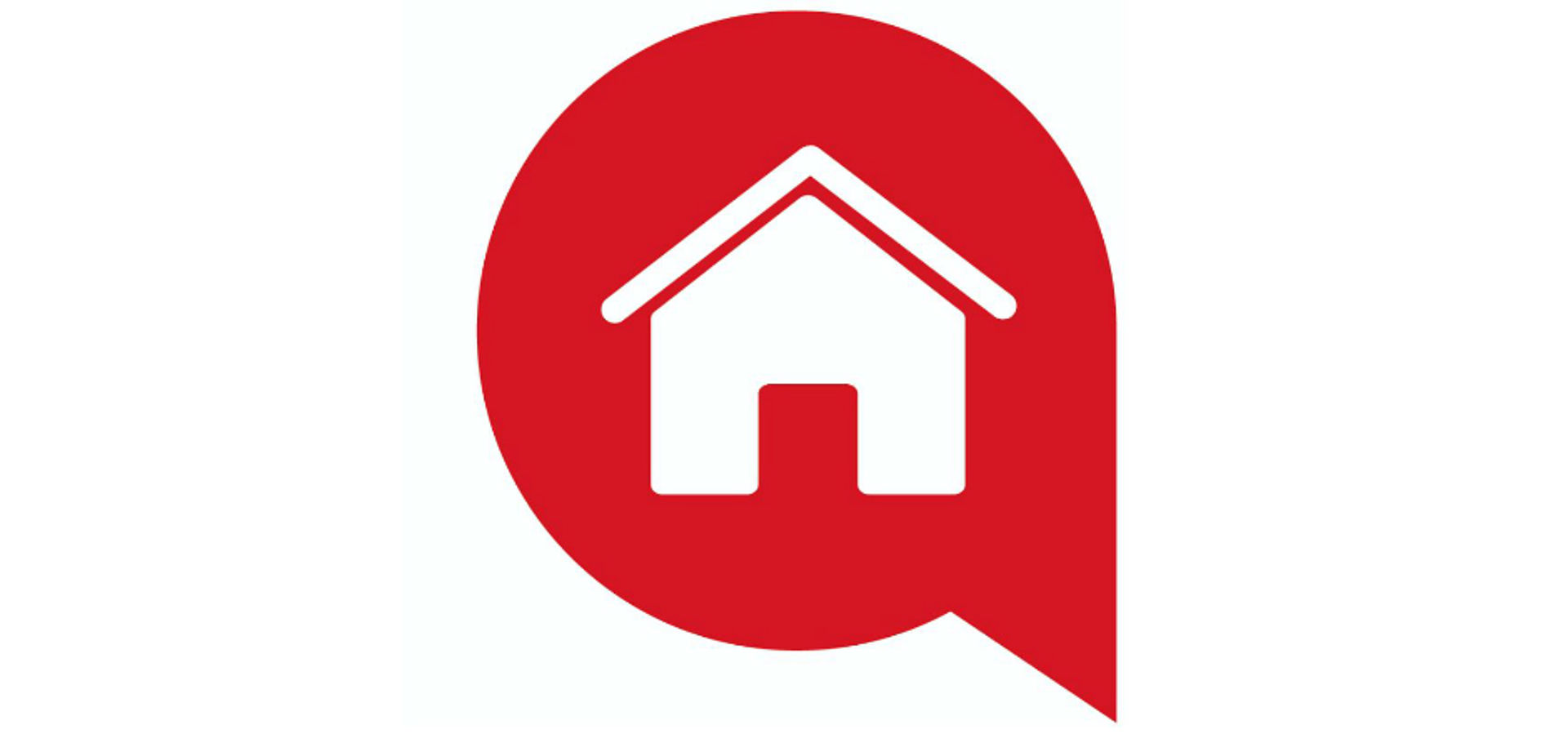 red icon with a house