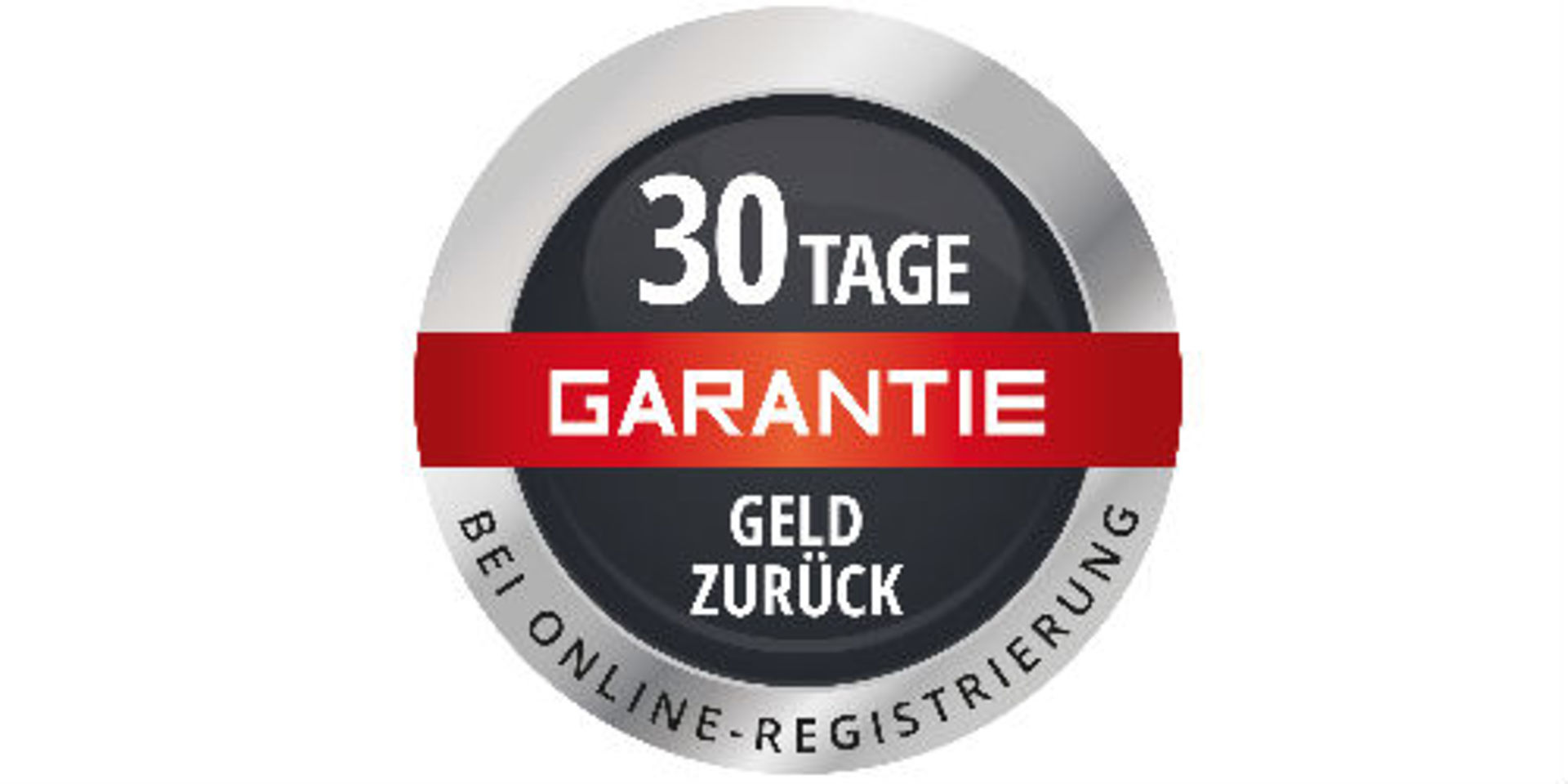 money back warranty logo in german