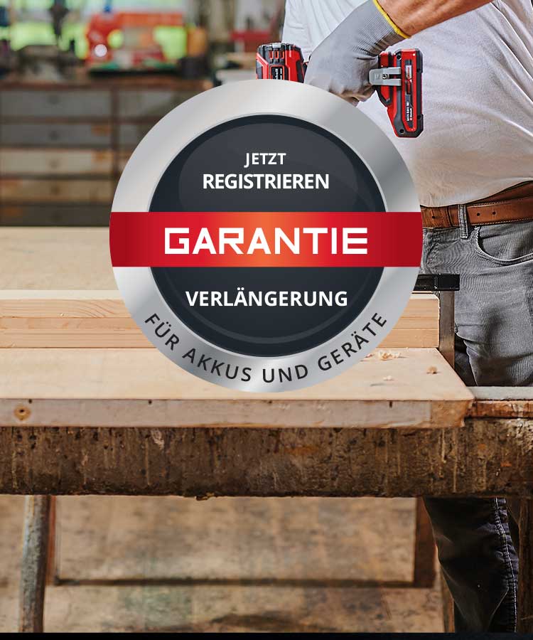 warranty registration logo in german